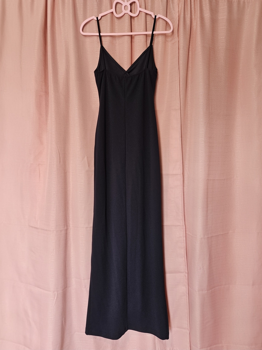Lulu's Sweetest Admirer Navy Blue Ruched Surplice Maxi Slip Dress - Picture 6 of 13